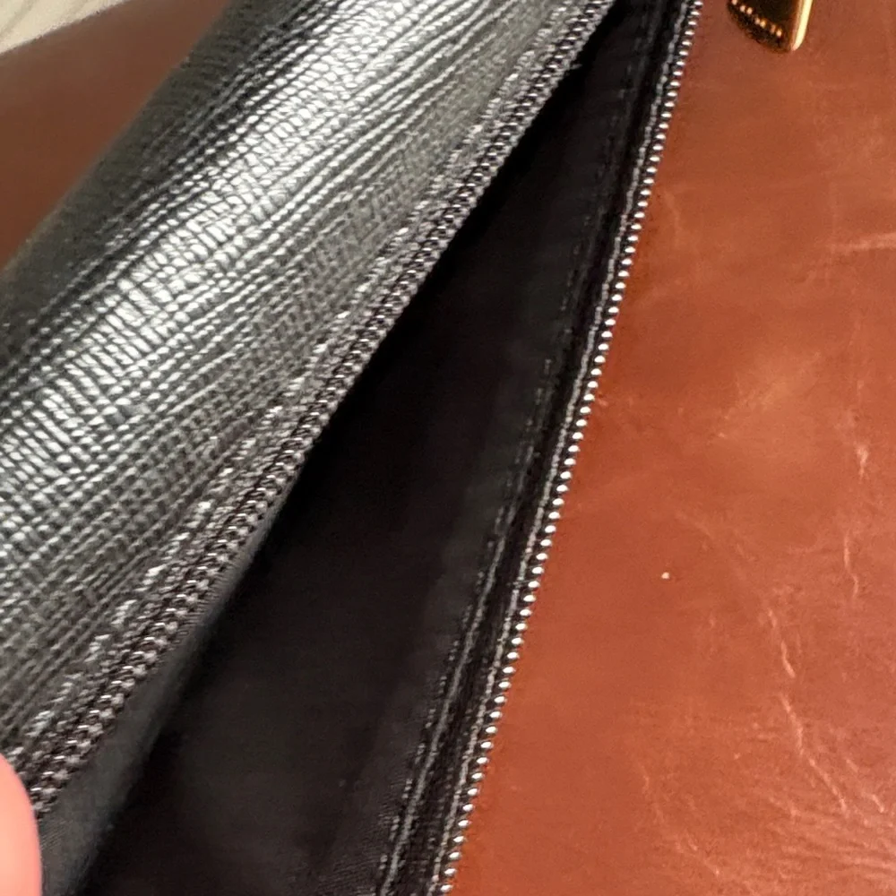 Coach Black Leather Clutch Wallet - Picture 7 of 15